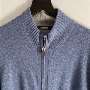 Full Zip 100% Cashmere Sweater